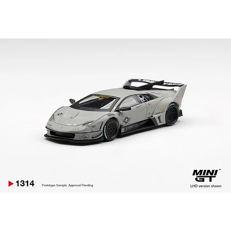 (PREVENTA) Mini GT 1:64 Lamborghini LB-Silhouette WORKS Murcielago GT Evo Fighter – Grey – Limited Edition