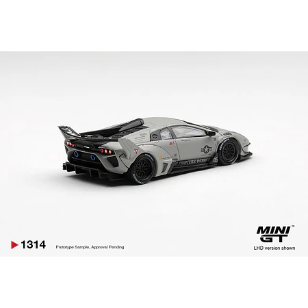 (PREVENTA) Mini GT 1:64 Lamborghini LB-Silhouette WORKS Murcielago GT Evo Fighter – Grey – Limited Edition