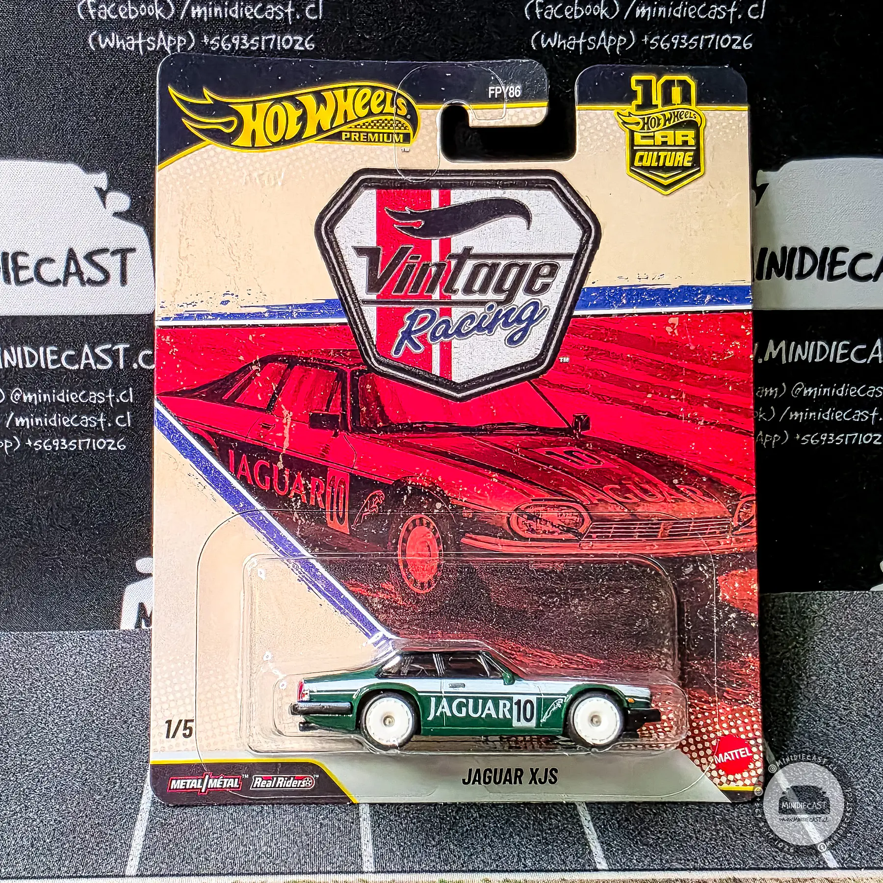 Hot Wheels 1:64 Car Culture 10th Anniversary 2026 T Case – Vintage Racing Assortment.
