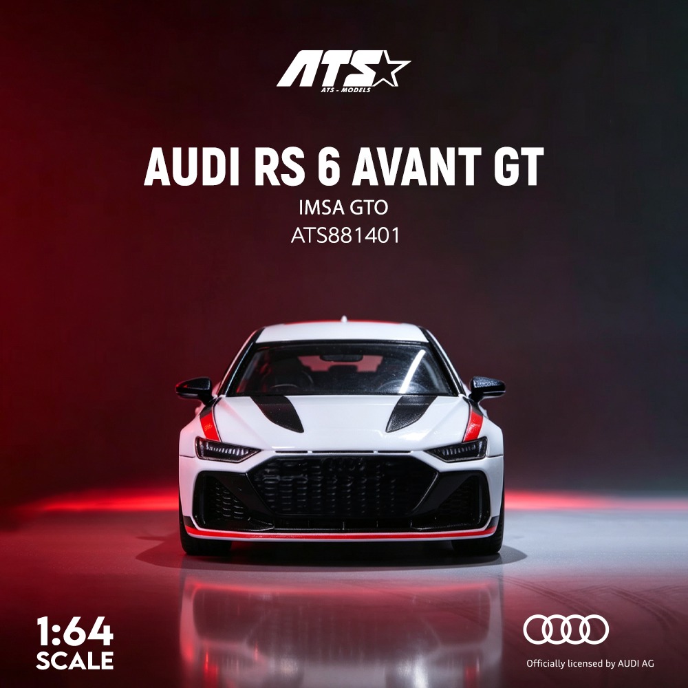 (PREVENTA) ATS 1:64 Audi RS 6 Avant GT-IMSA GTO