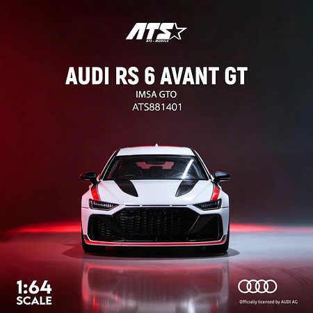(PREVENTA) ATS 1:64 Audi RS 6 Avant GT-IMSA GTO
