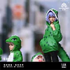 (PREVENTA) MoreArt 1:64 Green Dinosaur Figure Family Set - Realistic Resin Model