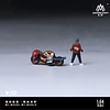 MoreArt 1:64 Machine Gun Motorcycle with figure. 