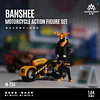 MoreArt 1:64 Demon with Motorcycle Figure Set Resin Model.