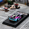 Star Race 1:64 Porsche 911 GT3 R (992) Black Purple #9.