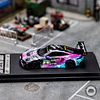 Star Race 1:64 Porsche 911 GT3 R (992) Black Purple #9.