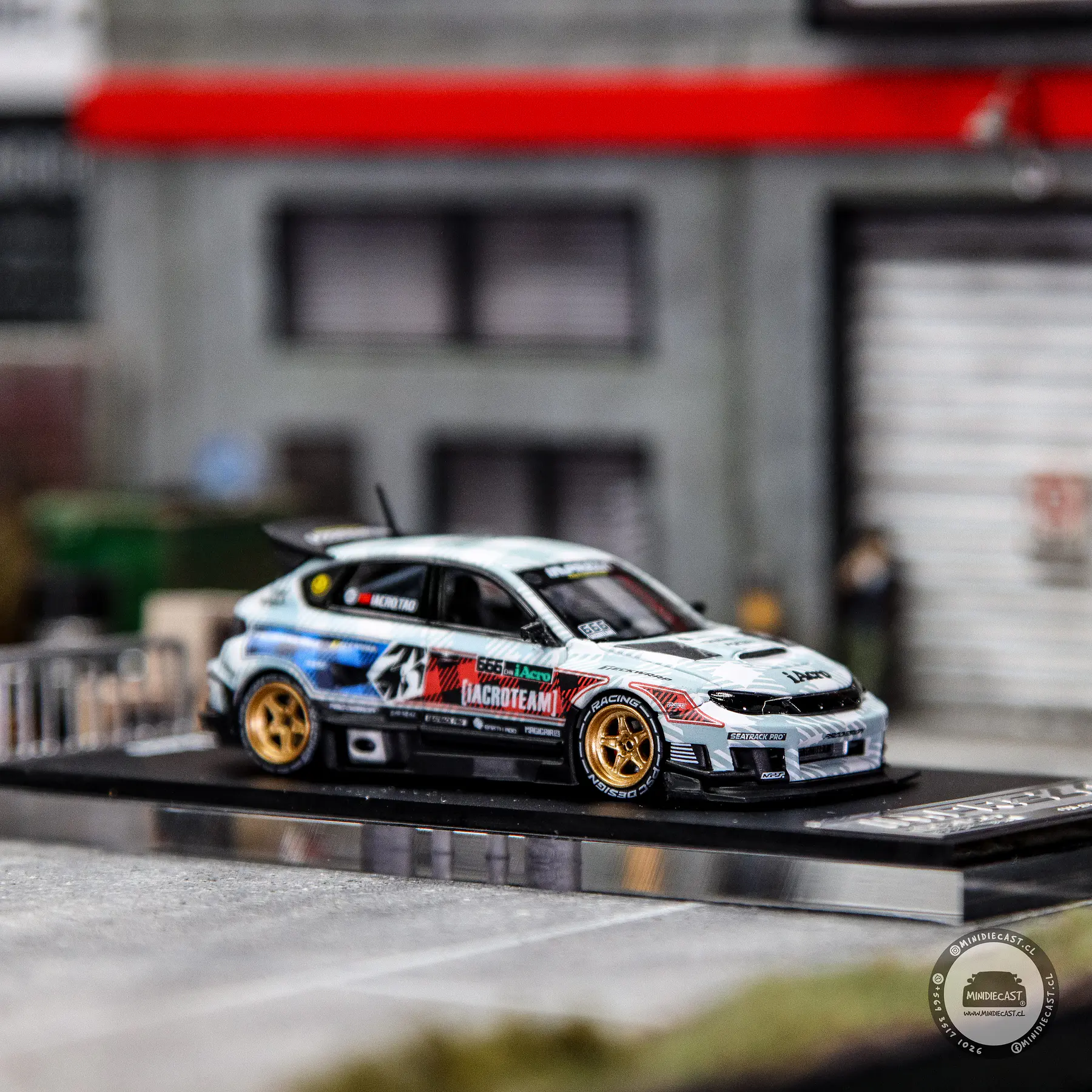 Time Micro × PSC DESIGN 1:64 Subaru Impreza Leopards 