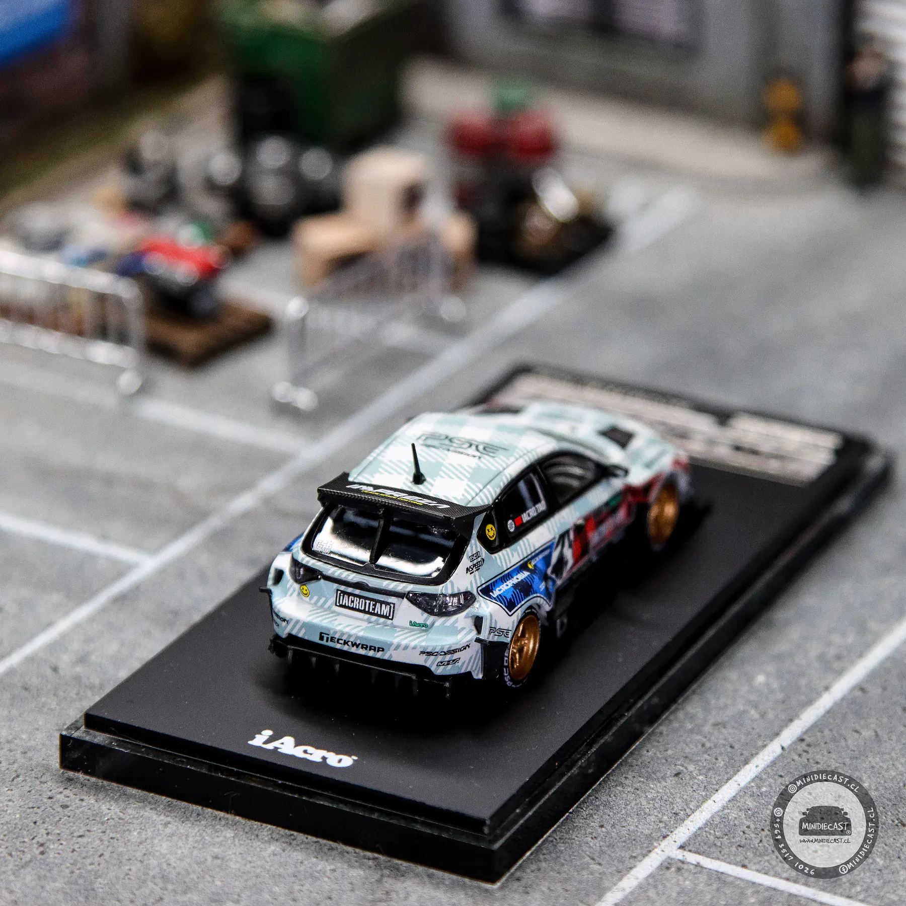 Time Micro × PSC DESIGN 1:64 Subaru Impreza Leopards 