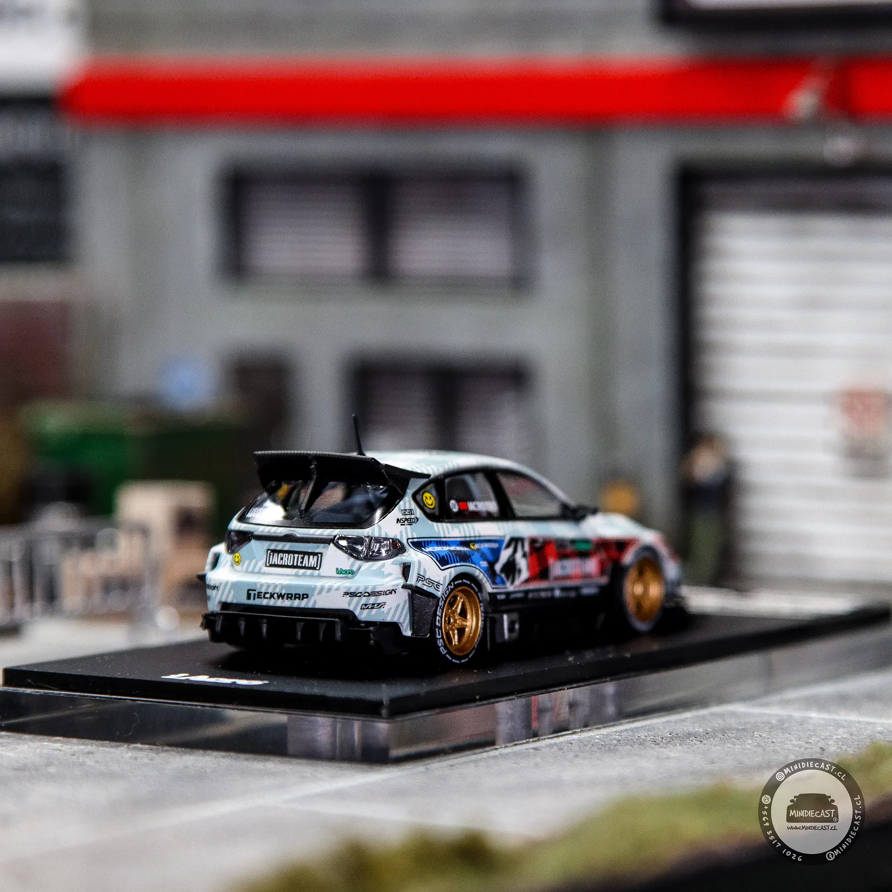 Time Micro × PSC DESIGN 1:64 Subaru Impreza Leopards 
