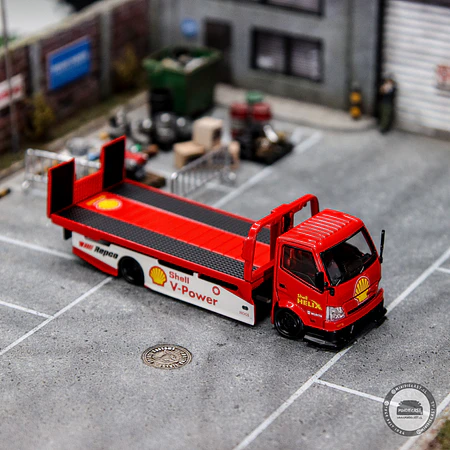 Cool Car 1:64 H300 flatbed transport trailer Shell.