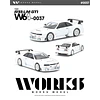 (PREVENTA) WORKS 1:64 Nissan Skyline GT-R R33 LM 1995 GT1 White