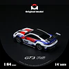 (PREVENTA) Original Model 1:64 Porsche 992 GT3 RS white red and blue stripes