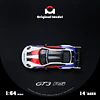 (PREVENTA) Original Model 1:64 Porsche 992 GT3 RS white red and blue stripes