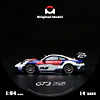 (PREVENTA) Original Model 1:64 Porsche 992 GT3 RS white red and blue stripes