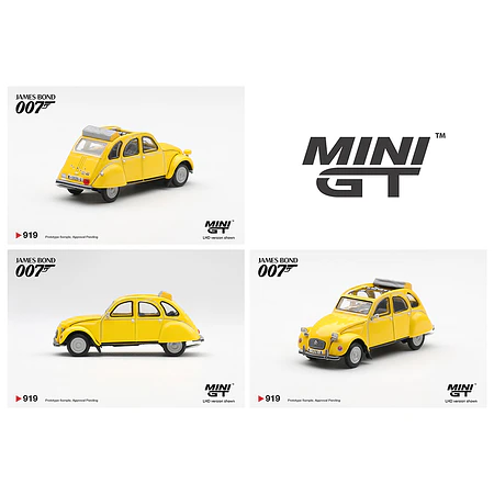 (PREVENTA) Mini GT 1:64 James Bond 007 Citroën 2CV “For Your Eyes Only”