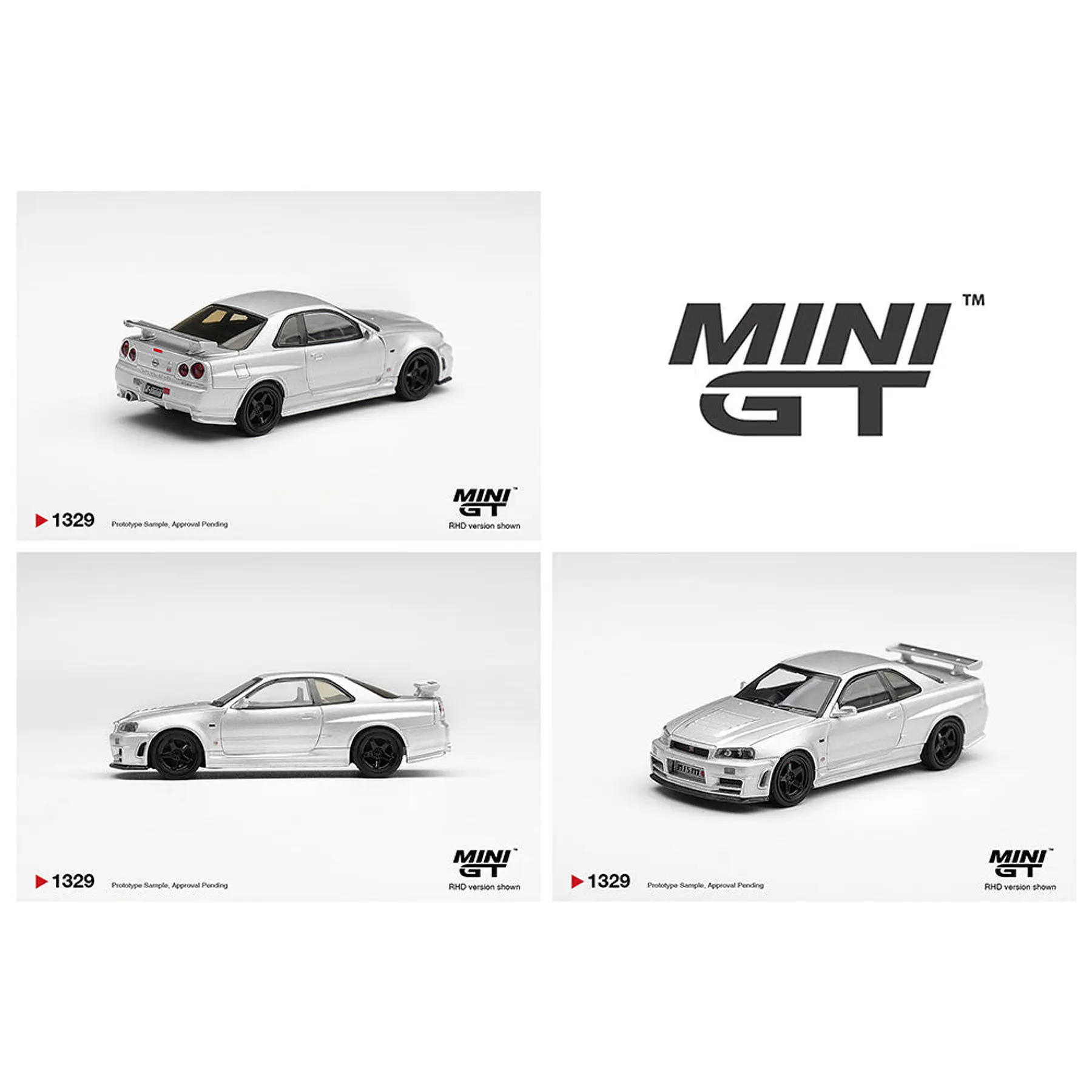(PREVENTA) Mini GT 1:64 Nissan NISMO R34GT-R Z-tune Z-Tune Silver – Limited Edition