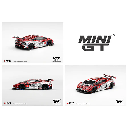(PREVENTA) Mini GT 1:64 Lamborghini Huracan GT3 EVO2 #9 Pfaff Motorsports 2025 IMSA WeatherTech GTD Pro