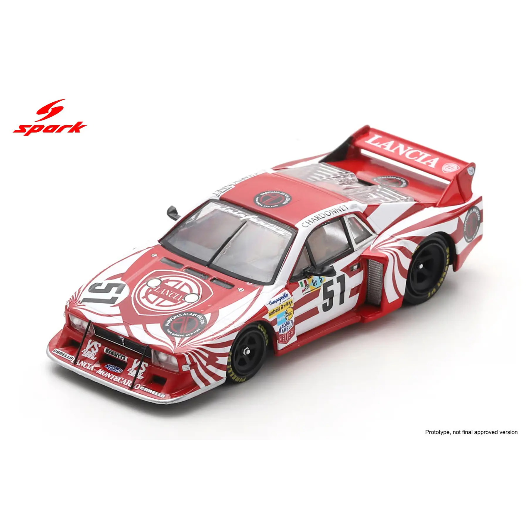 (PREVENTA) SPARK 1:64 Lancia Beta Montecarlo Turbo No.51 Le Mans 24H 1980