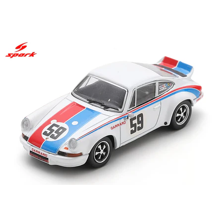 (PREVENTA) SPARK 1:64 Porsche Carrera RSR No.59 Winner Sebring 12H 1973 P. Gregg - H. Haywood - D. Helmick