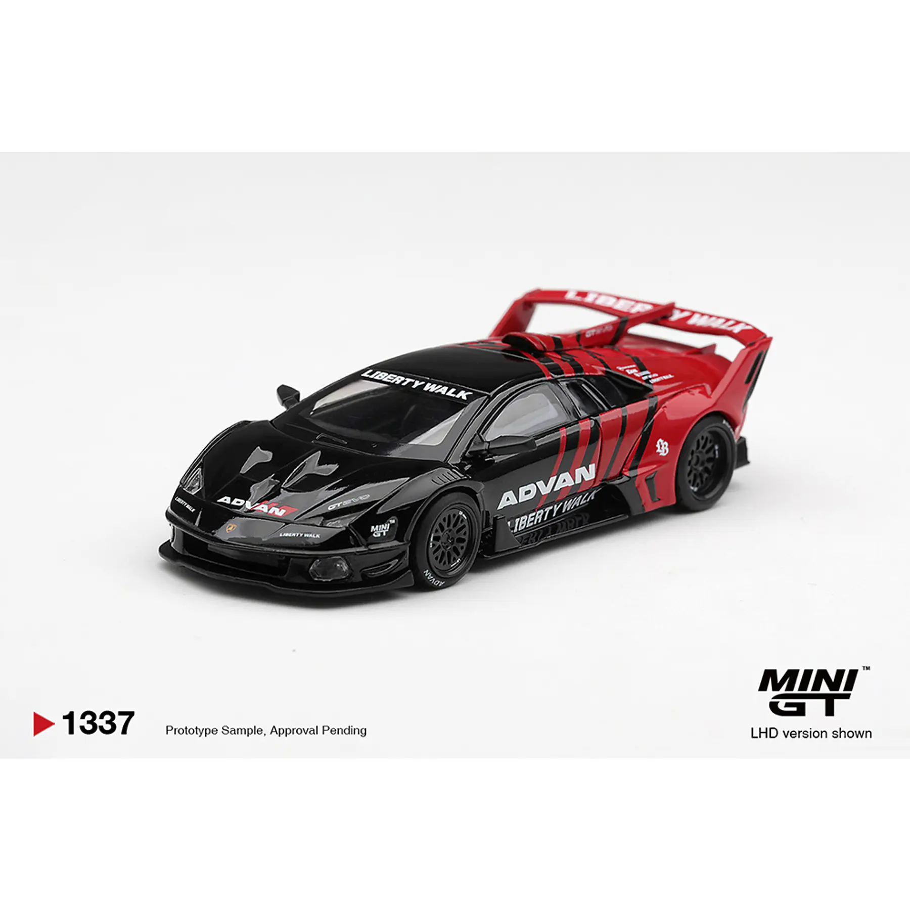 (PREVENTA) Mini GT 1:64 Lamborghini LB-Silhouette WORKS MURCIELAGO GT Evo Advan – Limited Edition