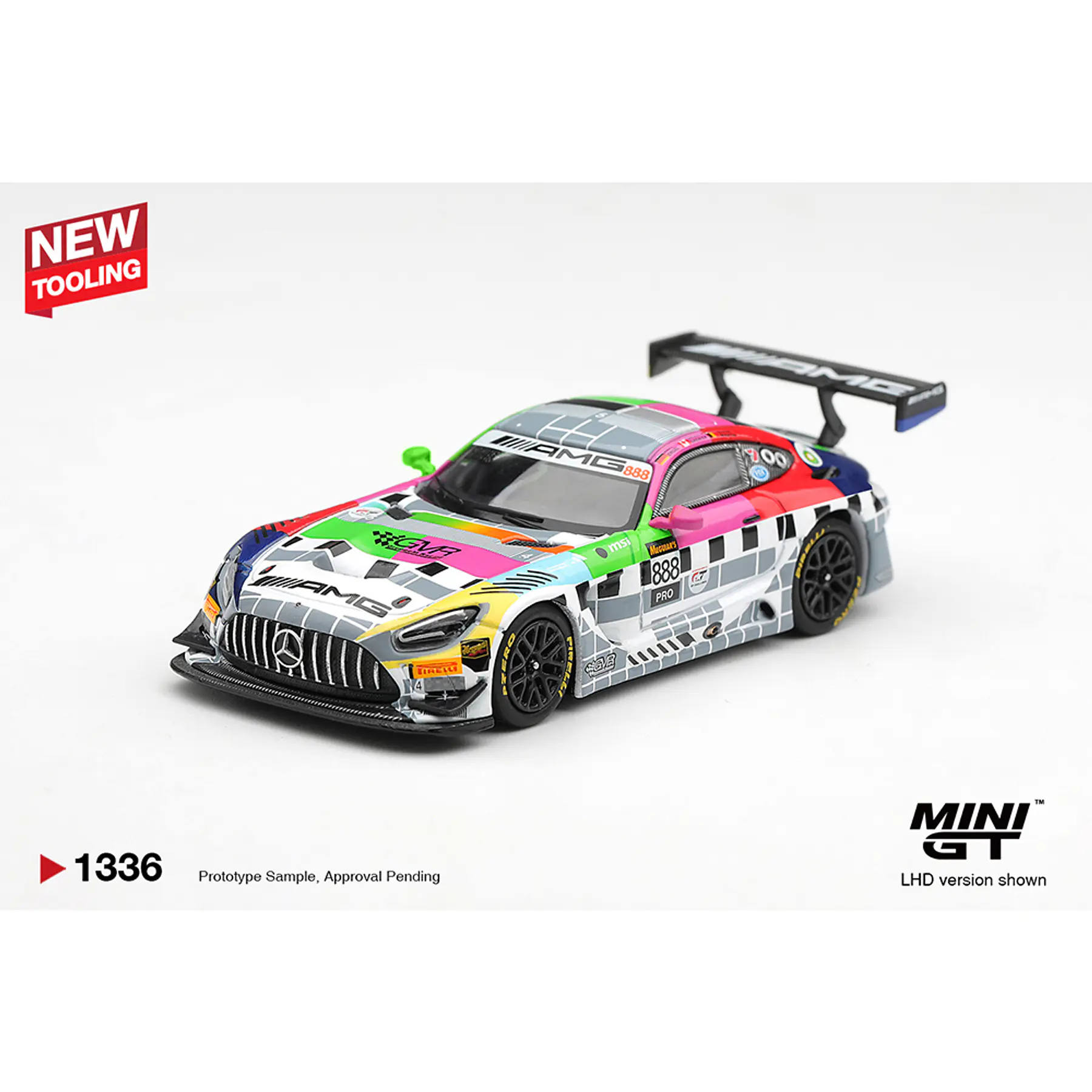 (PREVENTA) Mini GT 1:64 Mercedes-AMG GT3 #888 Mercedes-AMG Team GMR Meguiar´s Bathurst 12 Hour 2025 – Limited Edition