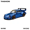 (PREVENTA) Time Micro × PSC 1:64 DESIGN Porsche RWB 964 Navy Blue