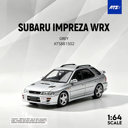(PREVENTA) ATS 1:64 Subaru Impreza WRX - Elegant Gray