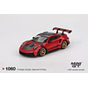 Mini GT 1:64 Porsche 911 (992) GT3 RS Weissach Package – Guards Red. 