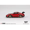 Mini GT 1:64 Porsche 911 (992) GT3 RS Weissach Package – Guards Red. 