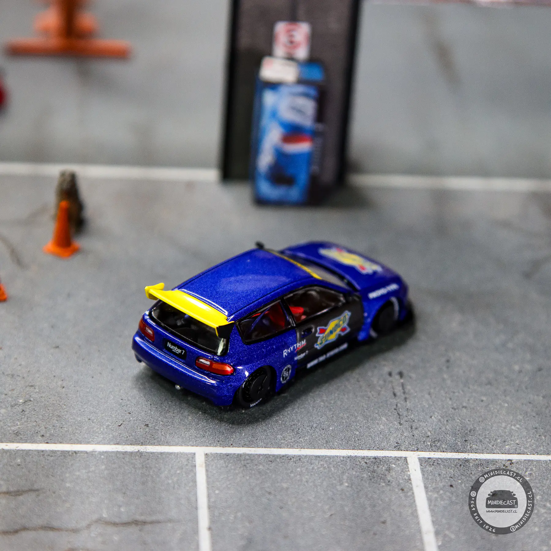 Pop Race 1:64 Honda Civic EG6 Pandem Sunoco