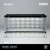 (PREVENTA) MBOX transparent container trolley storage scene 32 cars