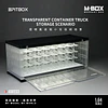 (PREVENTA) MBOX transparent container trolley storage scene 32 cars