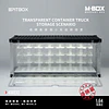 (PREVENTA) MBOX transparent container trolley storage scene 32 cars