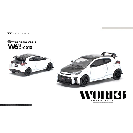 (PREVENTA) WORKS 1:64 Toyota GRMN Yaria White