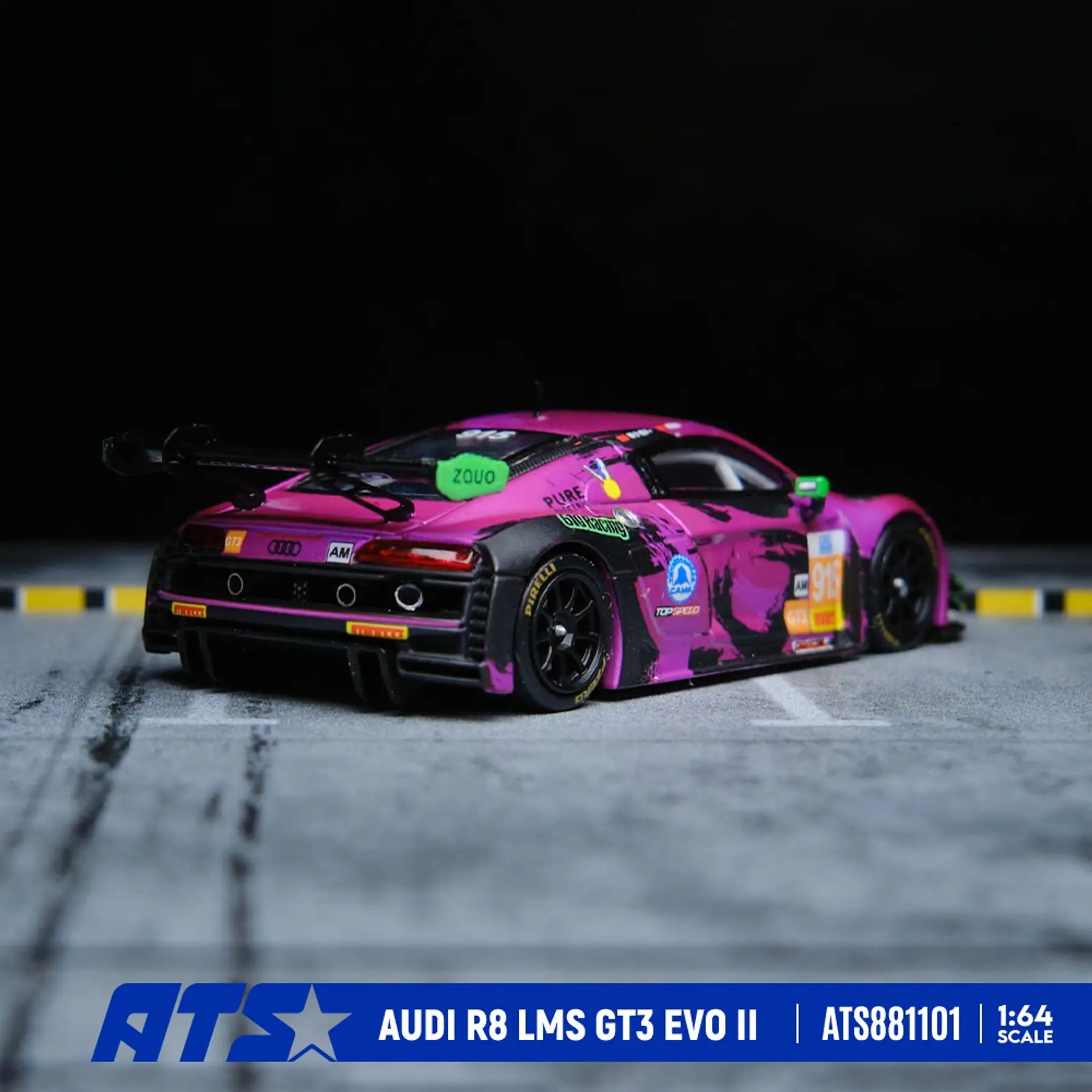 (PREVENTA) ATS 1:64 Audi R8 LMS GT3 EVO II - 610 purple standard version