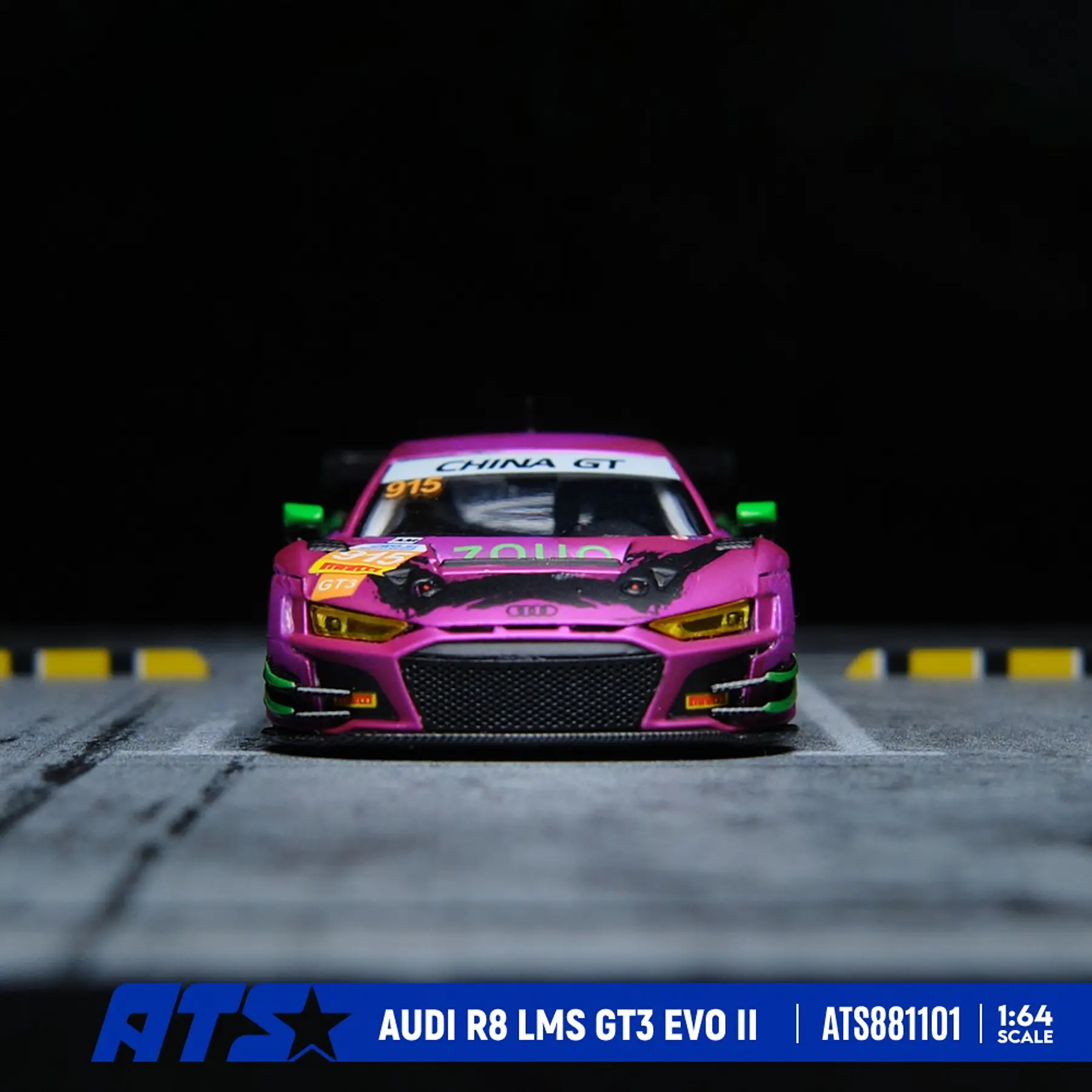 (PREVENTA) ATS 1:64 Audi R8 LMS GT3 EVO II - 610 purple standard version