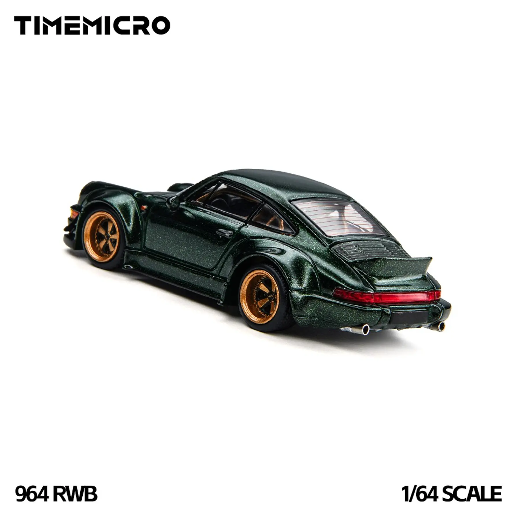 (PREVENTA) Time Micro 1:64 Porsche 964 RWB green