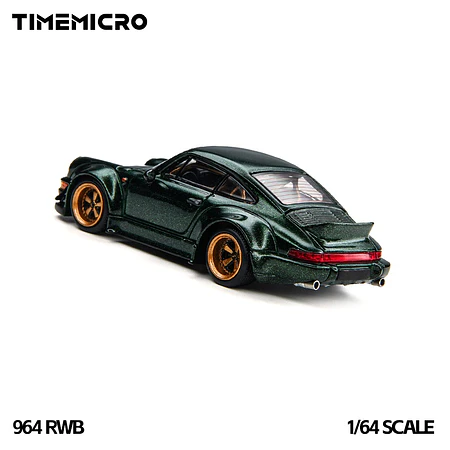 (PREVENTA) Time Micro 1:64 Porsche 964 RWB green