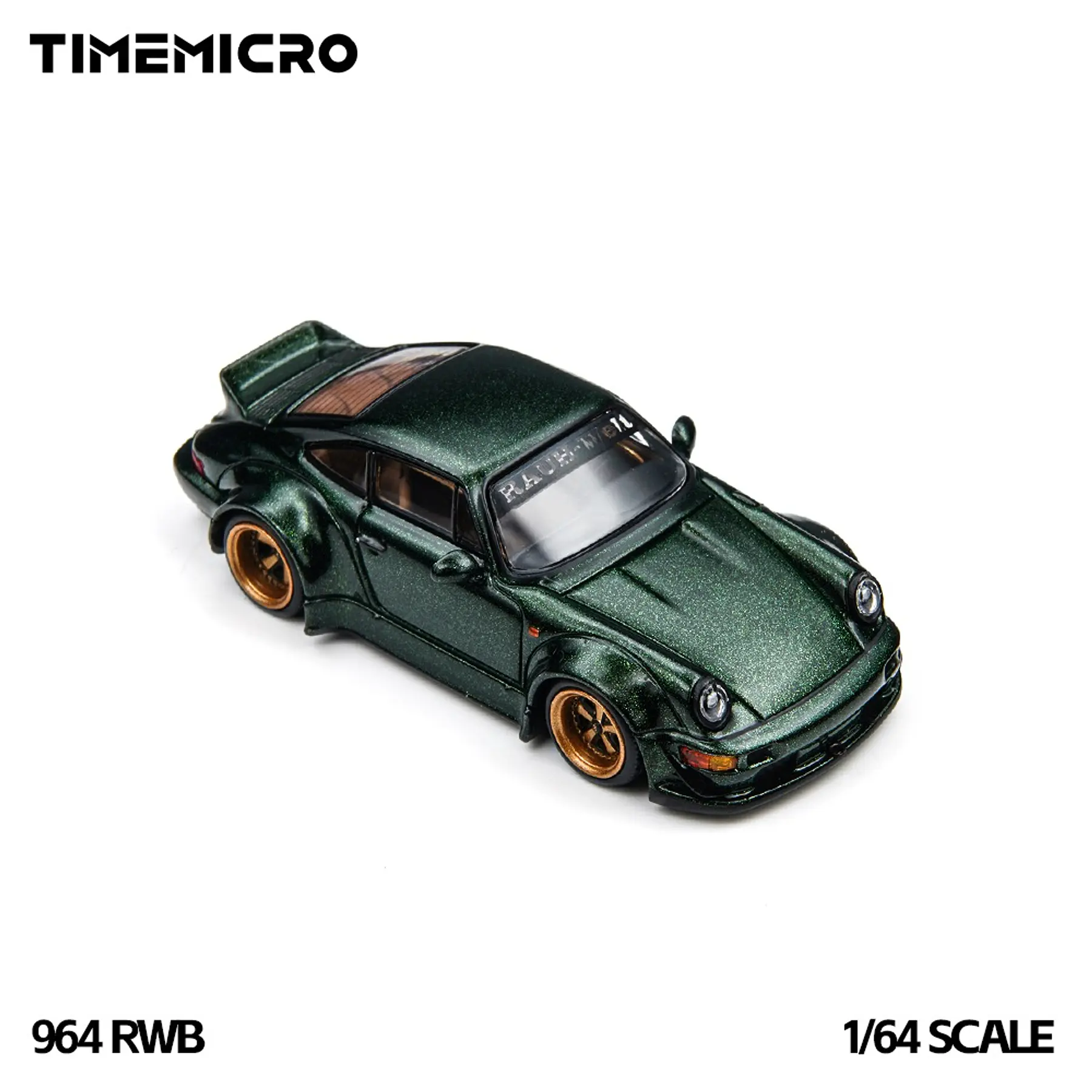 (PREVENTA) Time Micro 1:64 Porsche 964 RWB green