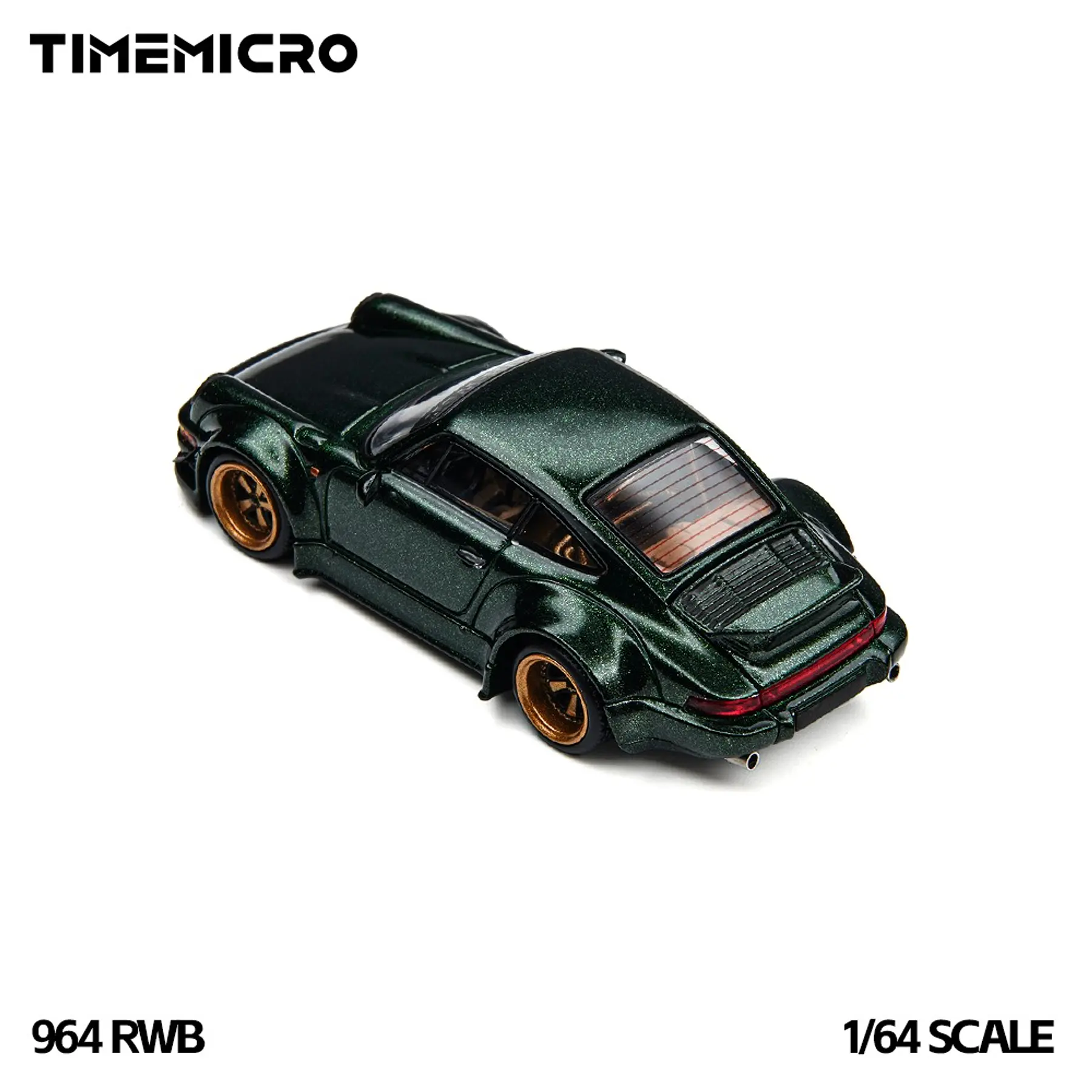 (PREVENTA) Time Micro 1:64 Porsche 964 RWB green