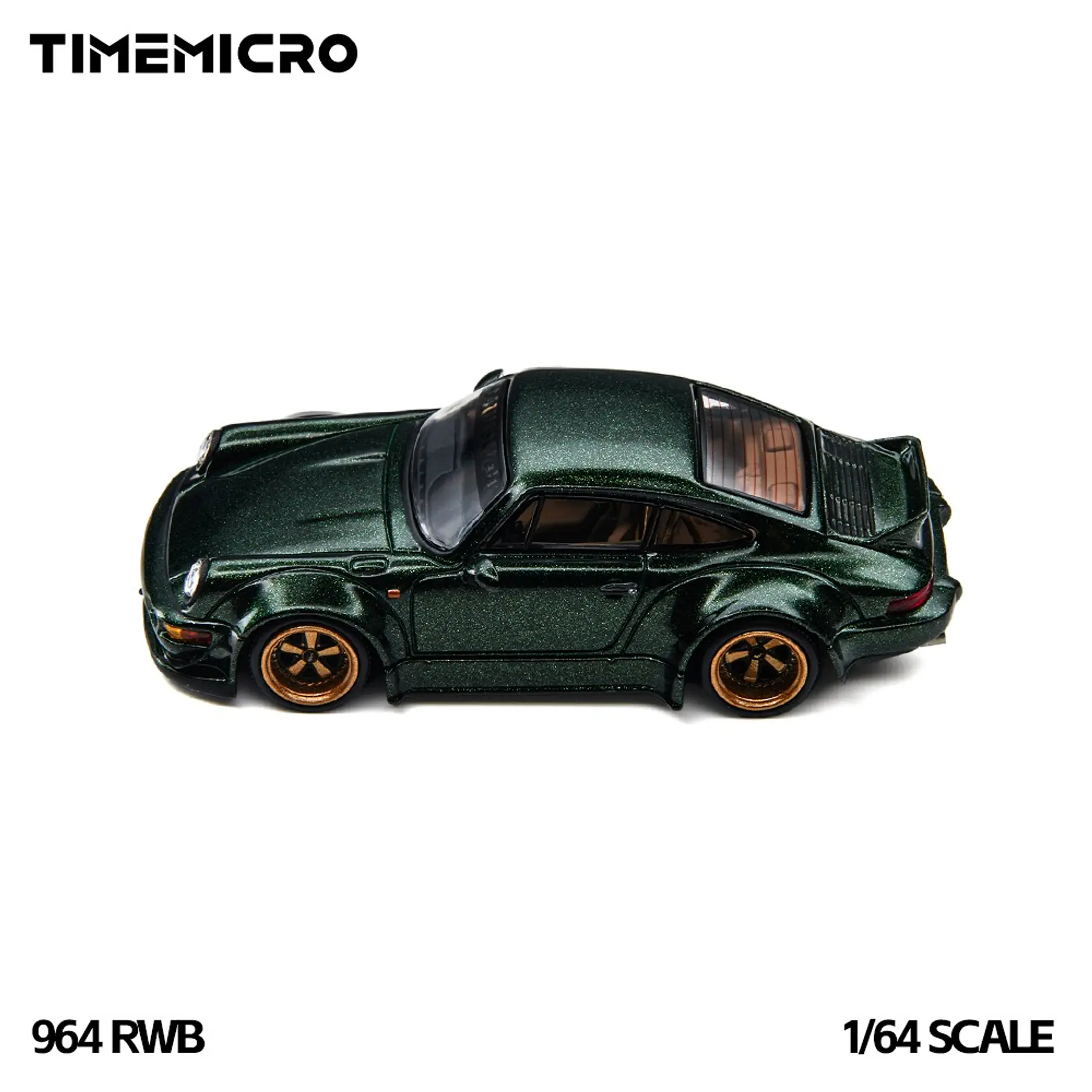 (PREVENTA) Time Micro 1:64 Porsche 964 RWB green
