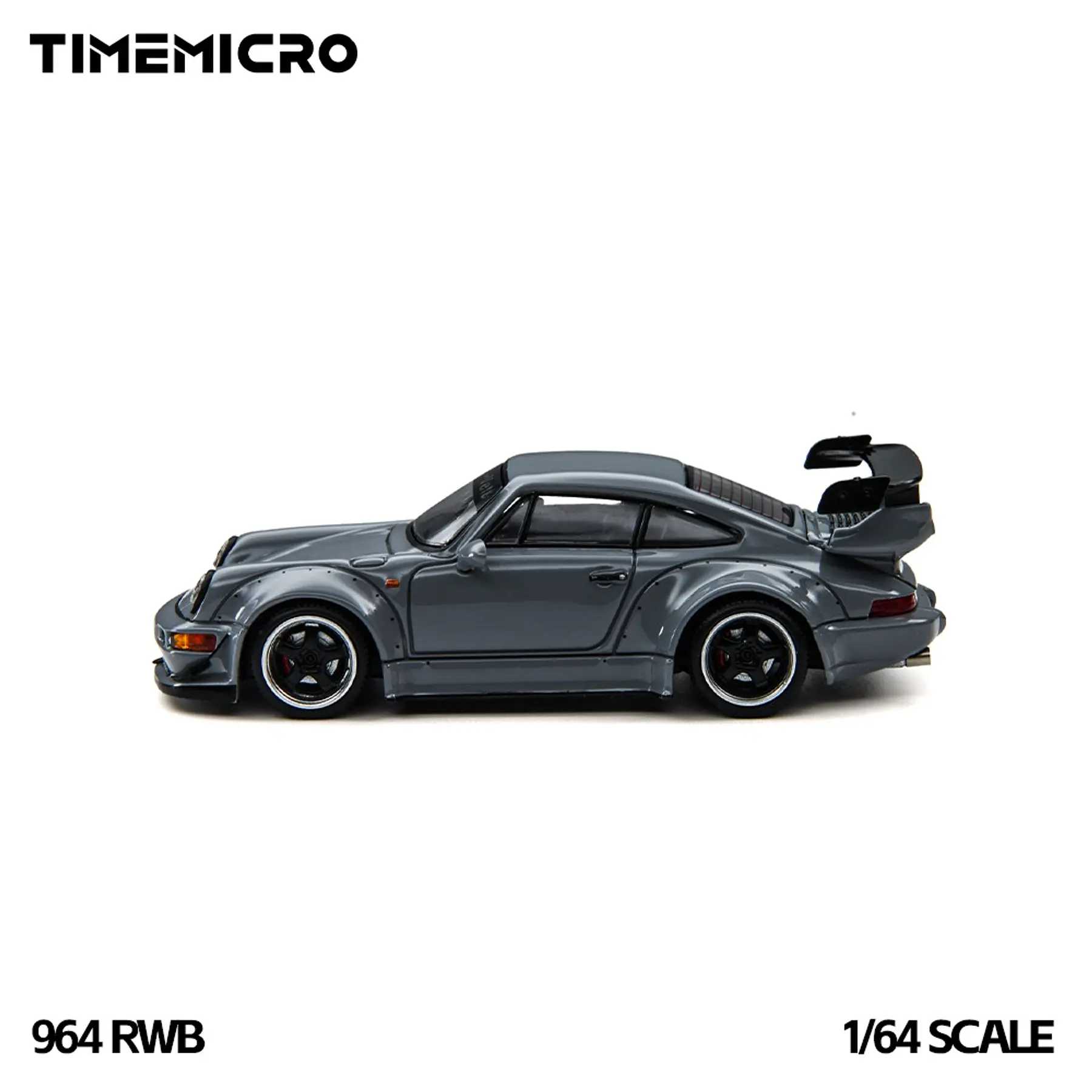(PREVENTA) Time Micro 1:64 Porsche 964 RWB Grey