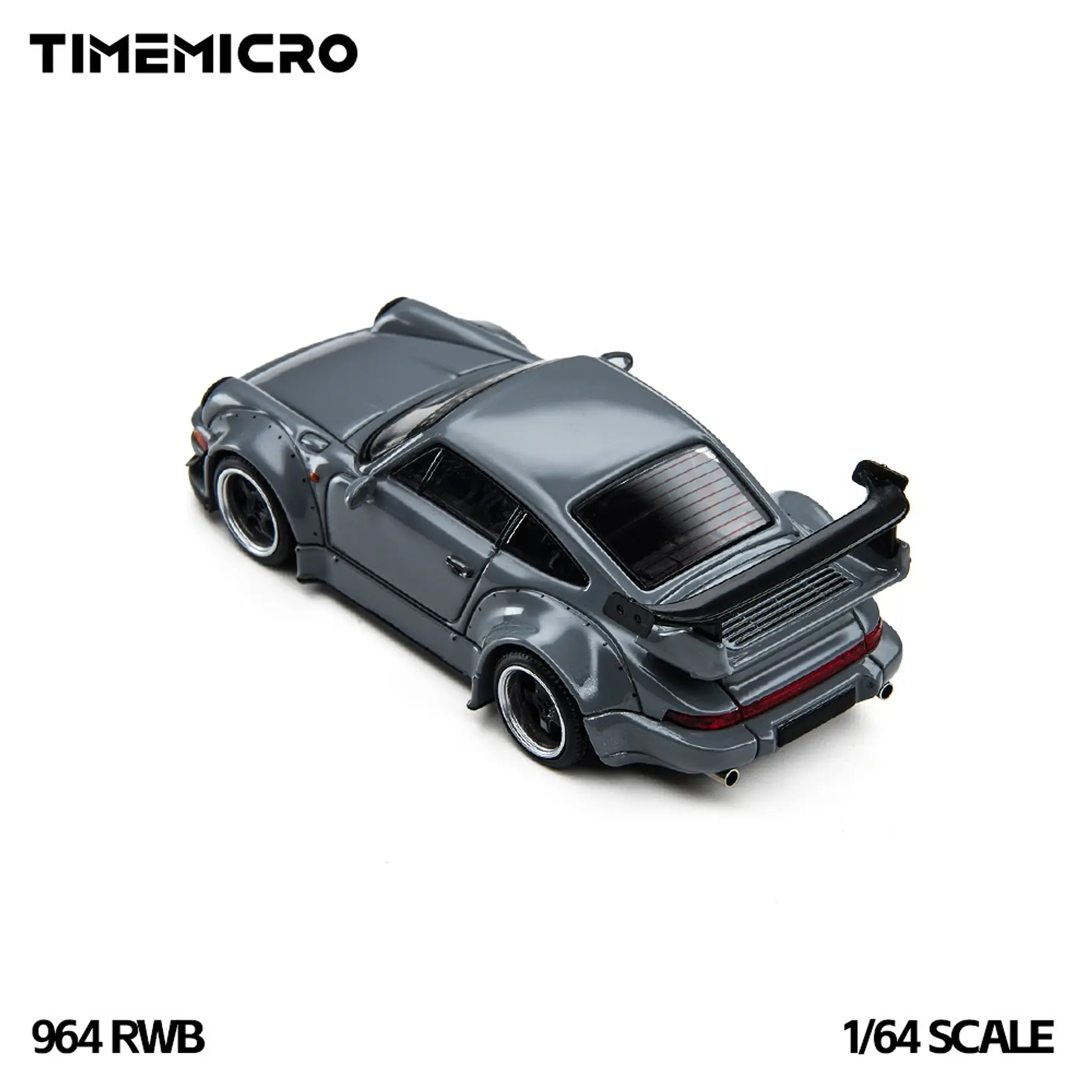 (PREVENTA) Time Micro 1:64 Porsche 964 RWB Grey