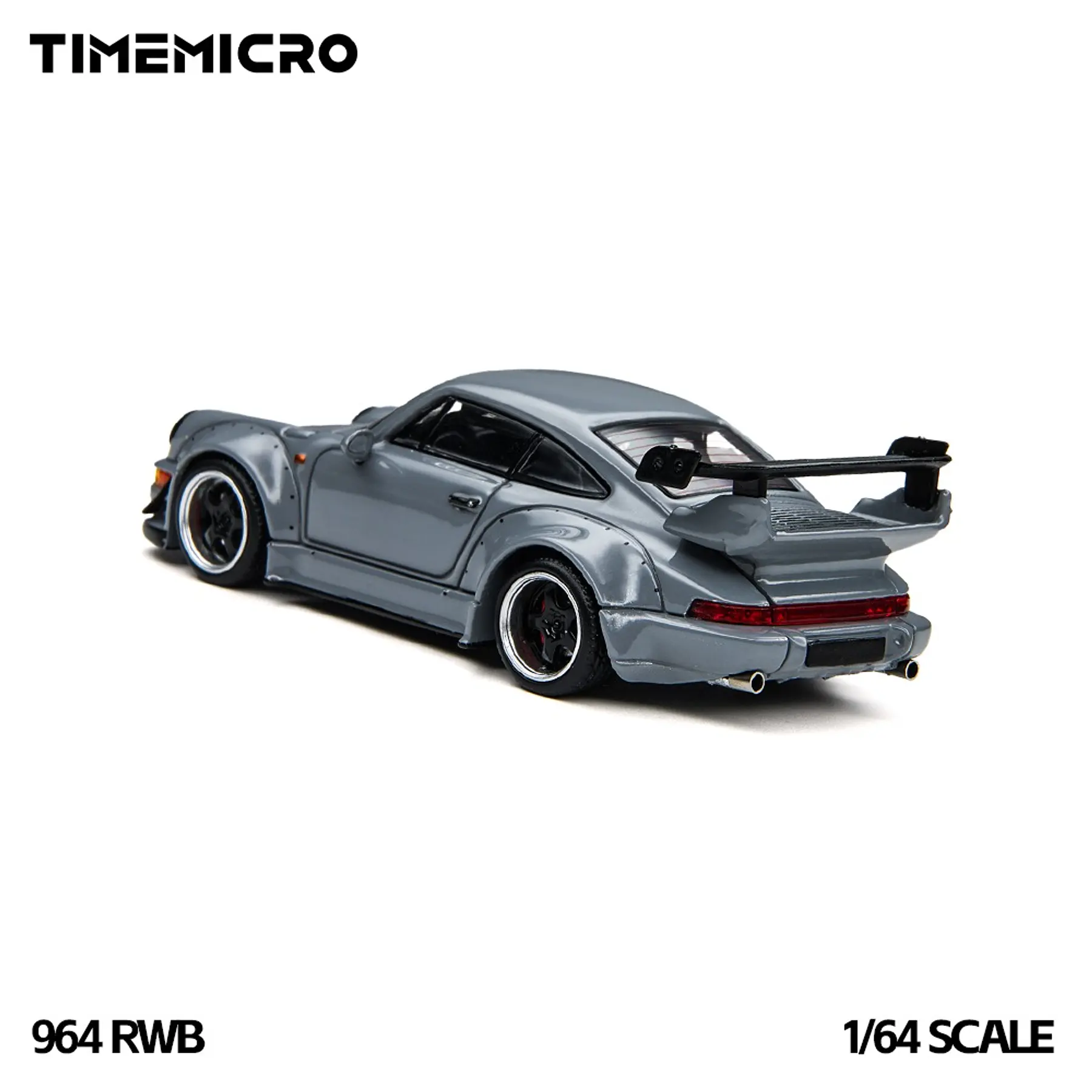 (PREVENTA) Time Micro 1:64 Porsche 964 RWB Grey