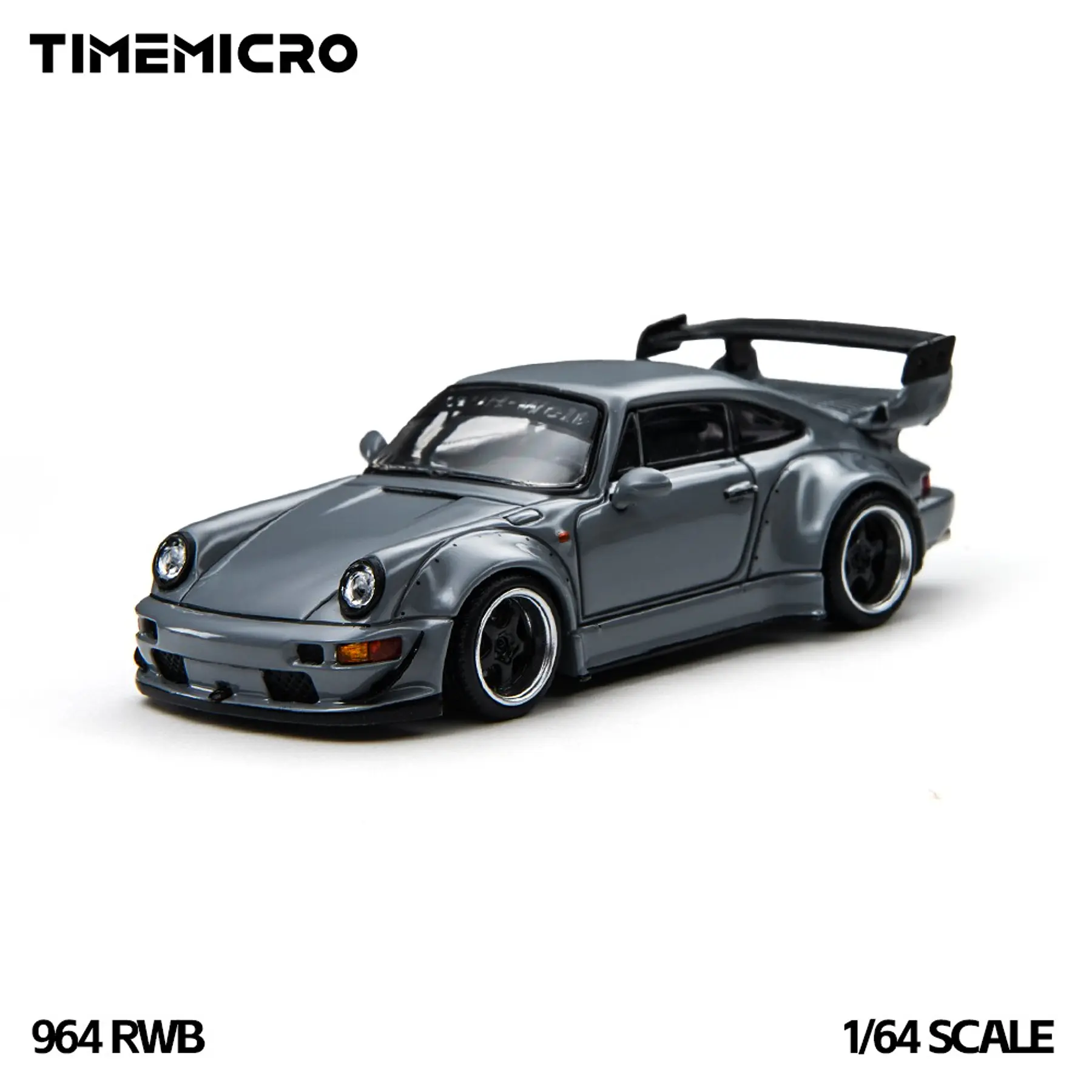 (PREVENTA) Time Micro 1:64 Porsche 964 RWB Grey