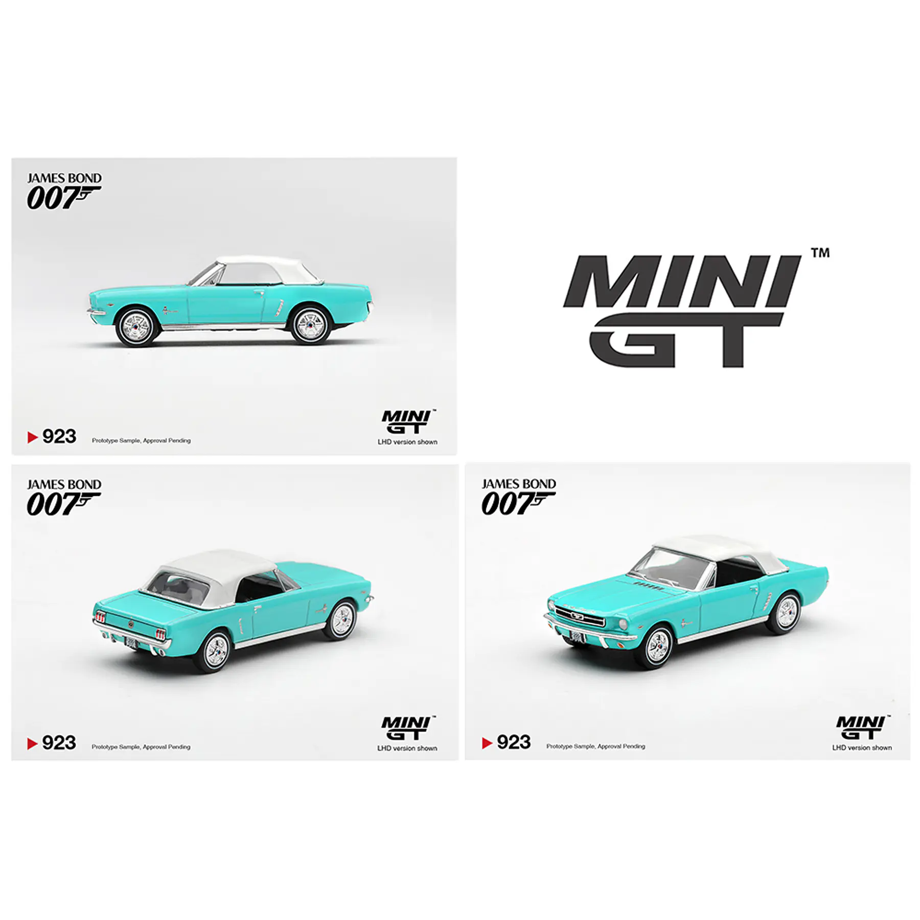 (PREVENTA) Mini GT 1:64 James Bond 007 Ford Mustang Convertible 1965 “Thunderball”