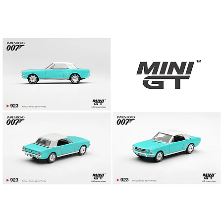 (PREVENTA) Mini GT 1:64 James Bond 007 Ford Mustang Convertible 1965 “Thunderball”