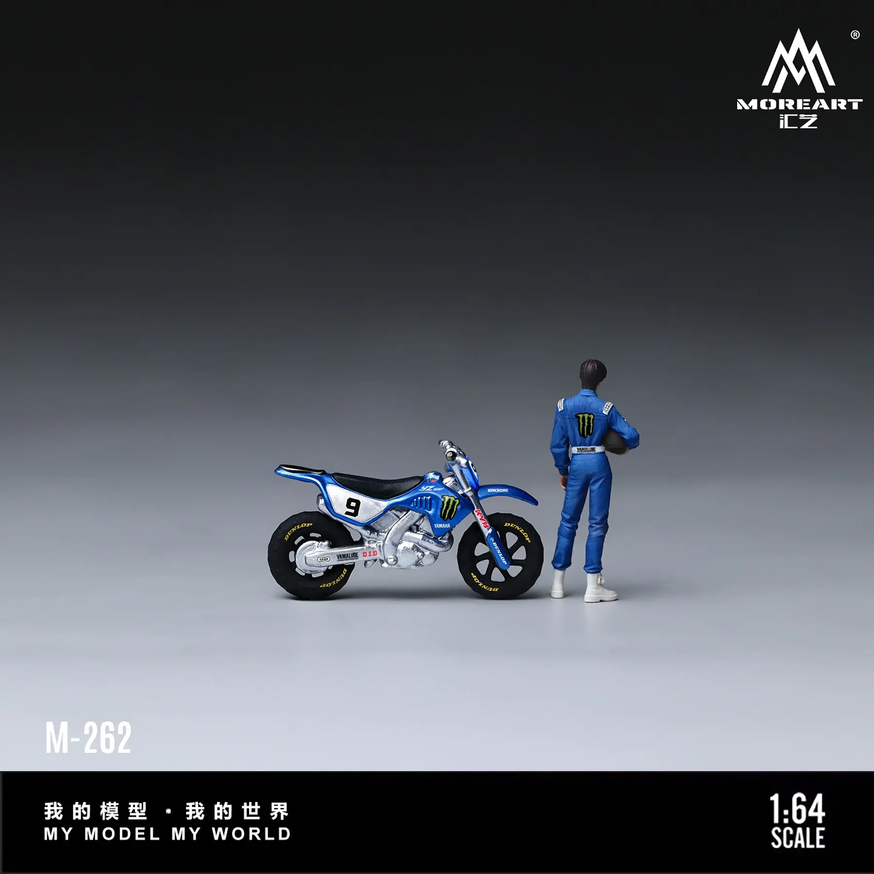 (PREVENTA) MoreArt 1:64 Blue Magic Claw No. 9 Yamaha Off-road