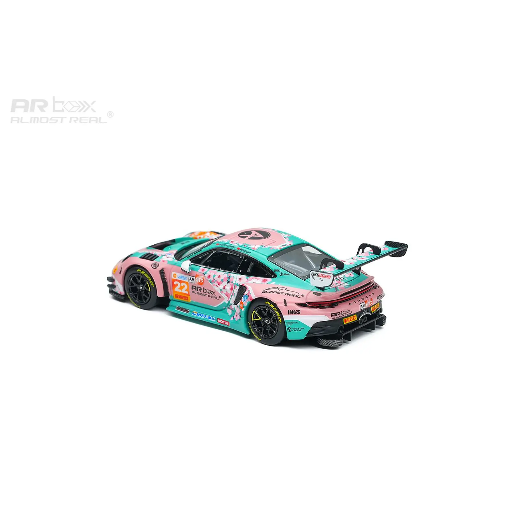 (PREVENTA) Almost Real 1:64 Porsche 911 GT3R 2026 China Super Sports Car Championship Ningbo 