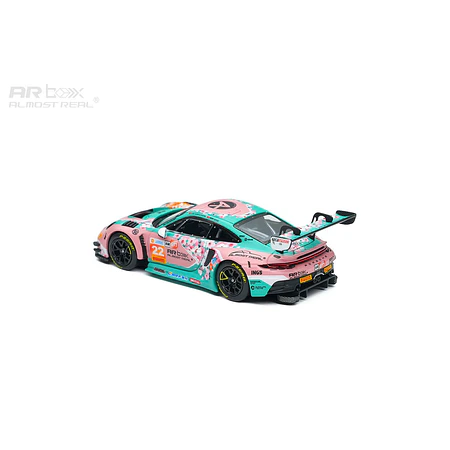 (PREVENTA) Almost Real 1:64 Porsche 911 GT3R 2026 China Super Sports Car Championship Ningbo "Ten Thousand Plum Blossoms"